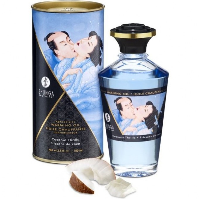 Масло интимное массажное SHUNGA COCONUT THRILLS (КОКОСОВОЕ ВОЛНЕНИЕ) 2210 SG