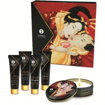 Набор SHUNGA GEISHA'S SECRET SPARKLING STRAWBERRY WINE (КЛУБНИКА И ШАМПАНСКОЕ) 8208 SG