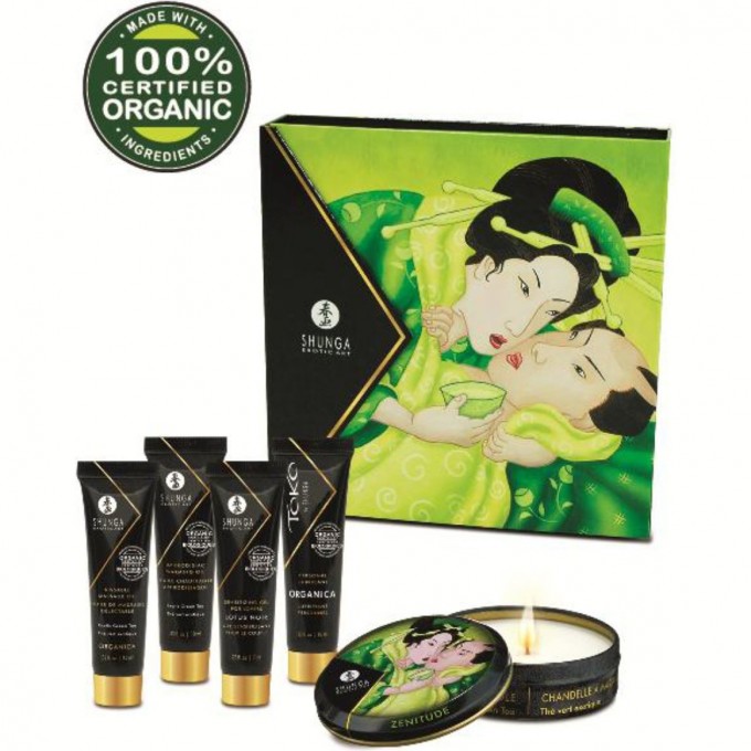 Набор SHUNGA GEISHA'S SECRETS ORGANICA - EXOTIC GREEN TEA (ОРГАНИКА - ЭКЗОТИЧЕСКИЙ ЗЕЛЕНЫЙ ЧАЙ) 8211 SG